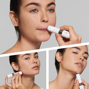 Braun FS1000 Face Mini Hair Remover with Smart Light, White